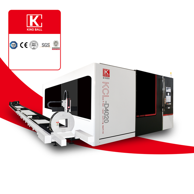 Full Cover Fiber Laser Metal Sheet And Tube Cutting Machine With Exchange Table